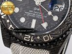 Rolex GMT Carbon Best Edition Black Carbon Dial Markers on White Nylon Strap SA3285 - Görsel 13