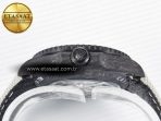Rolex GMT Carbon Best Edition Black Carbon Dial Markers on White Nylon Strap SA3285 - Görsel 15