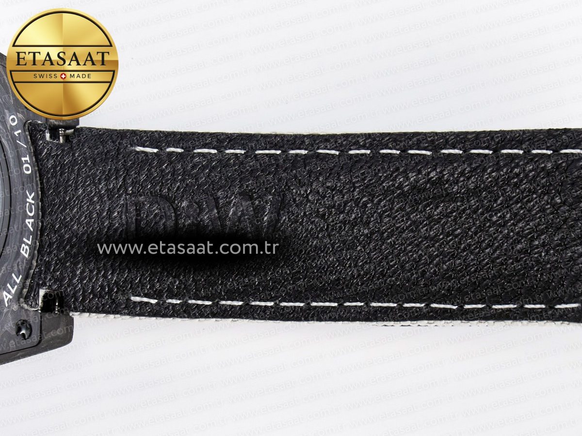 Rolex GMT Carbon Best Edition Black Carbon Dial Markers on White Nylon Strap SA3285 - Görsel 24
