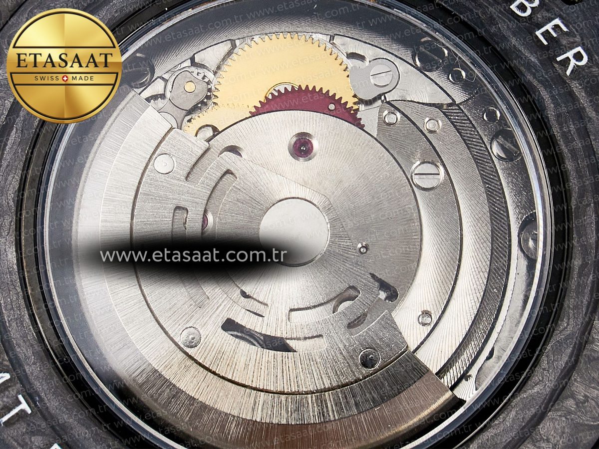 Rolex GMT Carbon DIWF Best Edition Green Arabic Dial on Green Nylon Strap SA3186 - Görsel 19