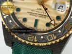 Rolex GMT Carbon DIWF Best Edition Yellow Dial on Green Nylon Strap SA3285 - Görsel 13