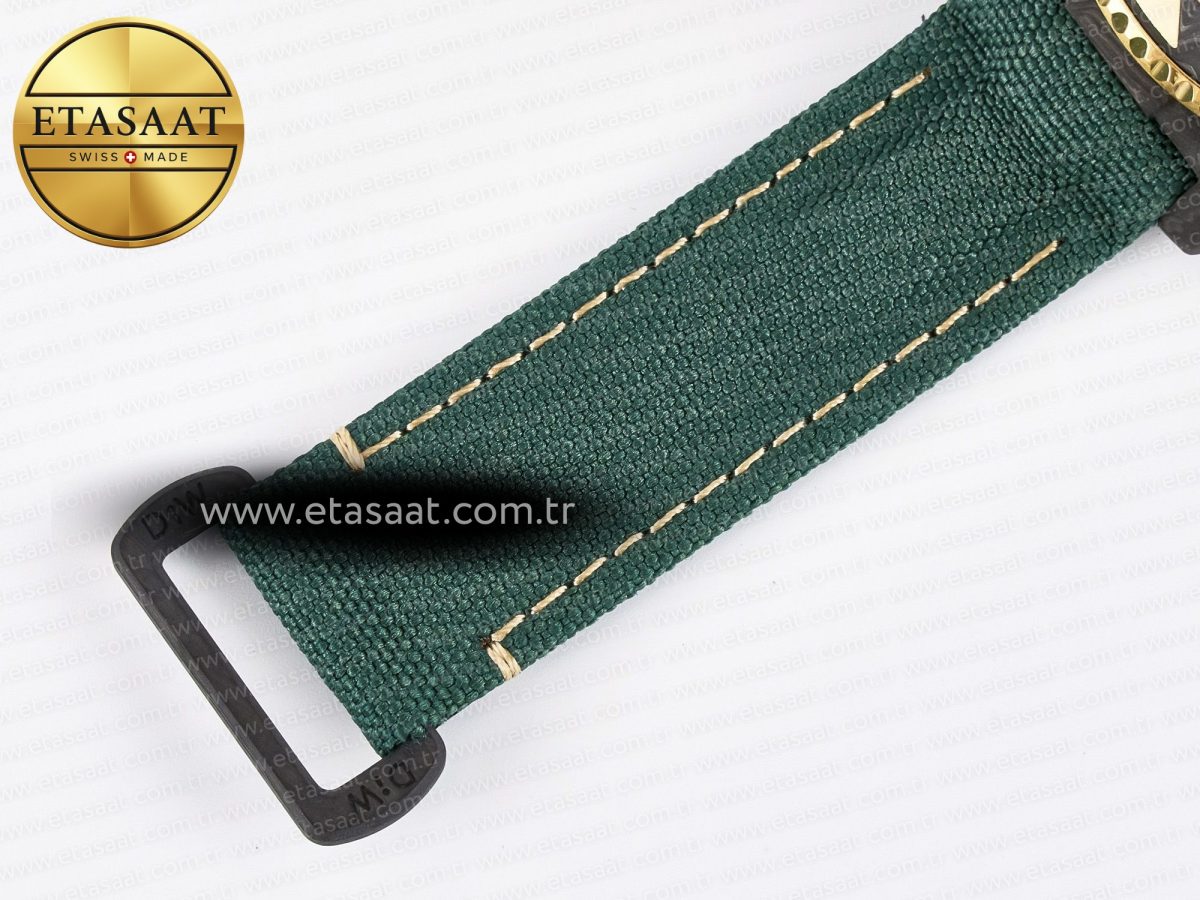 Rolex GMT Carbon DIWF Best Edition Yellow Dial on Green Nylon Strap SA3285 - Görsel 26