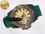 Rolex GMT Carbon DIWF Best Edition Yellow Dial on Green Nylon Strap SA3285 - Görsel 8