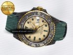 Rolex GMT Carbon DIWF Best Edition Yellow Dial on Green Nylon Strap SA3285 - Görsel 9