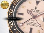 Rolex GMT Carbon Best Edition Yellow Roman Dial on Brown Nylon Strap SA3285 - Görsel 10