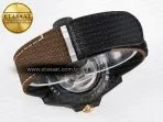 Rolex GMT Carbon Best Edition Yellow Roman Dial on Brown Nylon Strap SA3285 - Görsel 16