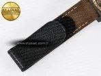 Rolex GMT Carbon Best Edition Yellow Roman Dial on Brown Nylon Strap SA3285 - Görsel 23