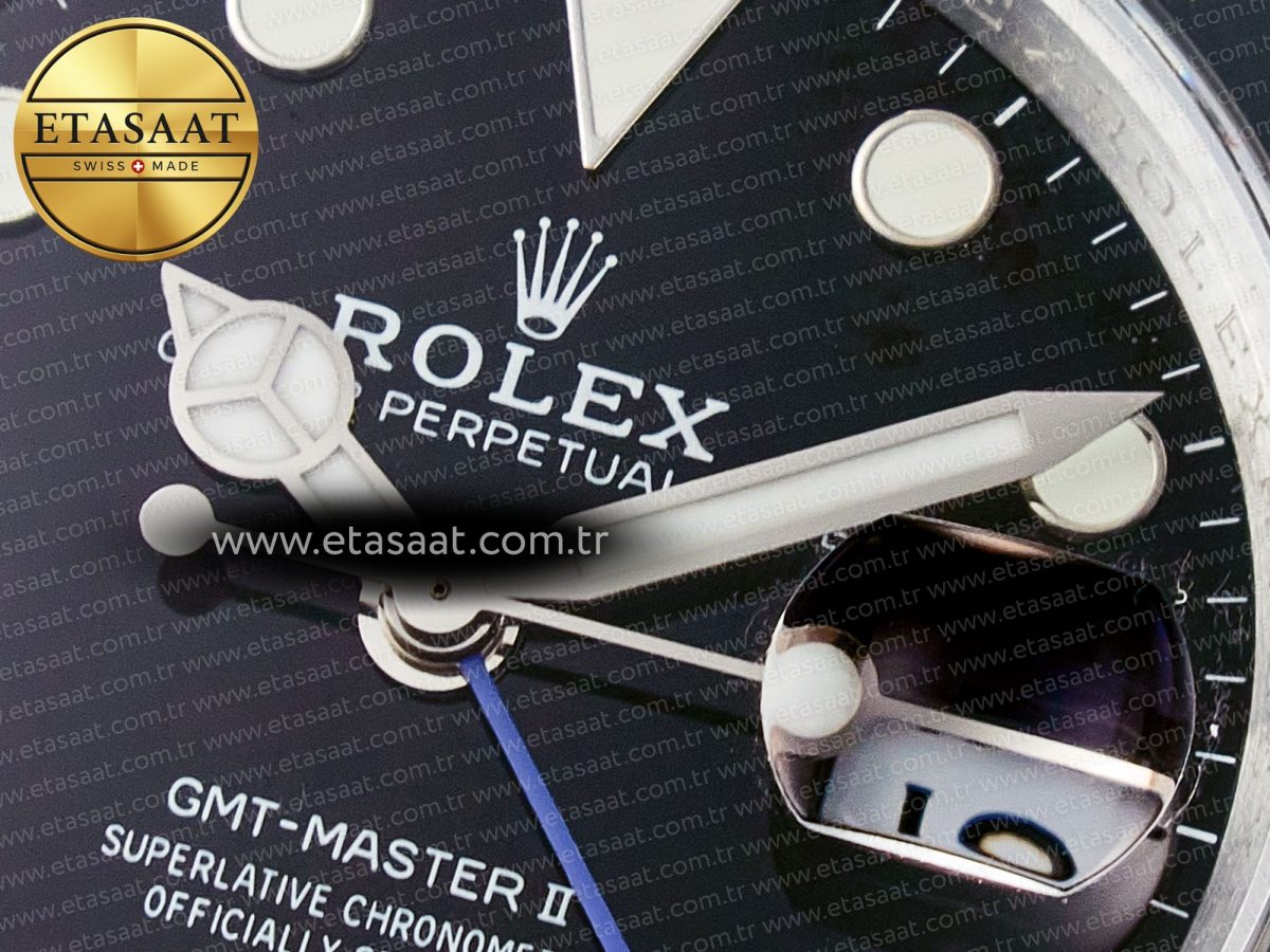 Rolex GMT-Master II 126710 BLNR Blue/Black Ceramic QF 1:1 Best Edition on Jubilee Bracelet VR3285 CHS - Görsel 11
