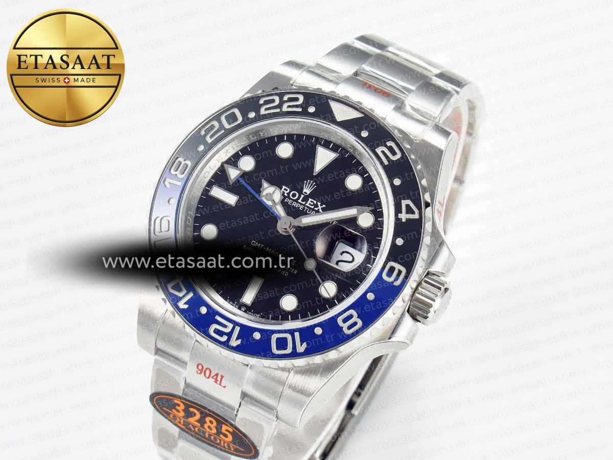 Rolex GMT-Master II 126710 BLNR Blue/Black Ceramic QF 1:1 Best Edition on Oyster Bracelet VR3285 CHS - Görsel 1