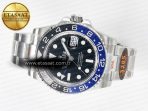 Rolex GMT-Master II 126710 BLNR Blue/Black Ceramic QF 1:1 Best Edition on Oyster Bracelet VR3285 CHS - Görsel 9
