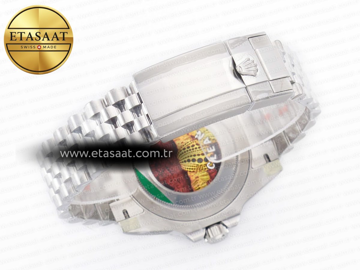 Rolex GMT-Master II 126710 BLNR Clean Black/Blue Ceramic 904L Steel Best Edition on Jubilee Bracelet DD3285 - Görsel 16
