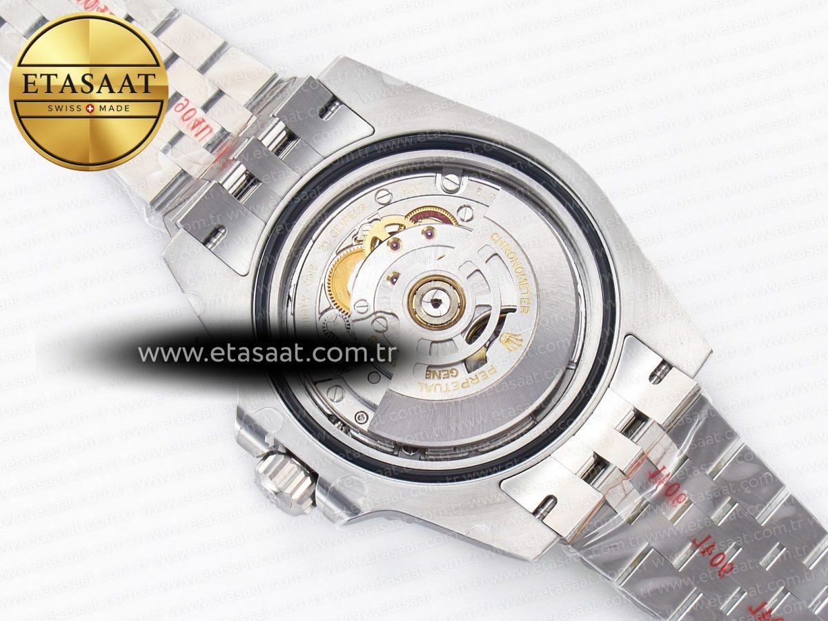 Rolex GMT-Master II 126710 BLNR Clean Black/Blue Ceramic 904L Steel Best Edition on Jubilee Bracelet DD3285 - Görsel 19