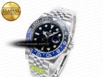 Rolex GMT-Master II 126710 BLNR Clean Black/Blue Ceramic 904L Steel Best Edition on Jubilee Bracelet DD3285 - Görsel 2