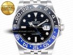 Rolex GMT-Master II 126710 BLNR Clean Black/Blue Ceramic 904L Steel Best Edition on Jubilee Bracelet DD3285 - Görsel 4