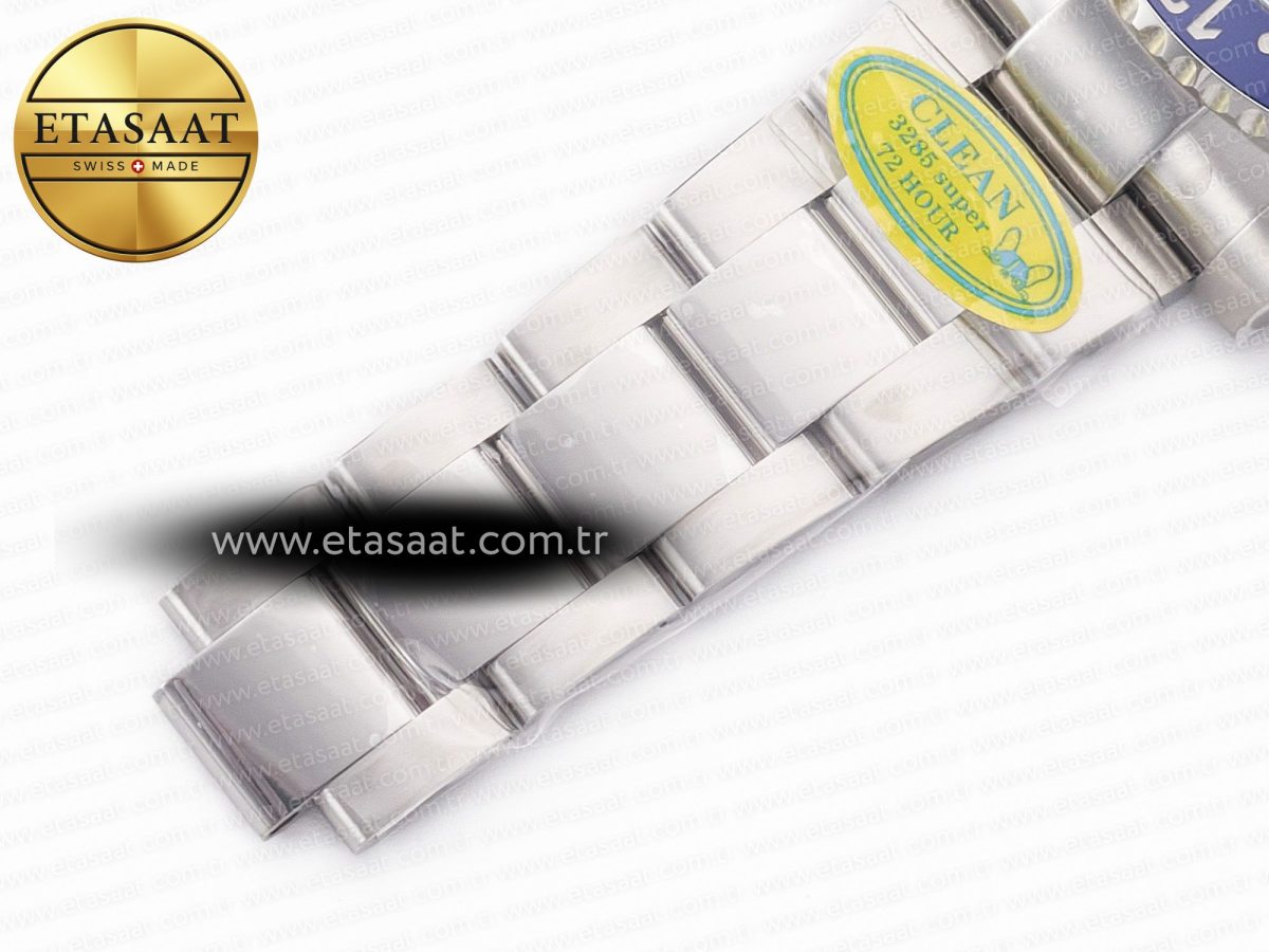 Rolex GMT-Master II 126710 BLNR Clean Black/Blue Ceramic 904L Steel Best Edition on Oyster Bracelet DD3285 CHS - Görsel 26