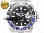 Rolex GMT-Master II 126710 BLNR Clean Black/Blue Ceramic 904L Steel Best Edition on Oyster Bracelet DD3285 CHS - Görsel 4