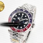 Rolex GMT-Master II 126710 BLRO Blue/Red Ceramic 904L ARF 1:1 Best Edition on Jubilee Bracelet SH3285 V3