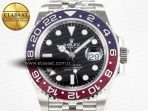 Rolex GMT-Master II 126710 BLRO Blue/Red Ceramic 904L ARF 1:1 Best Edition on Jubilee Bracelet SH3285 V3 - Görsel 4