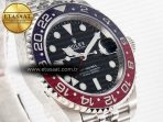 Rolex GMT-Master II 126710 BLRO Blue/Red Ceramic 904L ARF 1:1 Best Edition on Jubilee Bracelet SH3285 V3 - Görsel 5