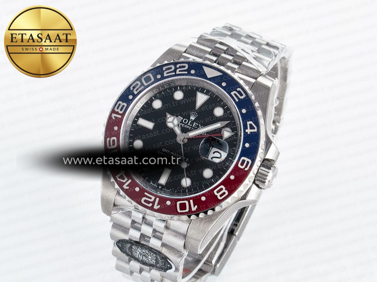 Rolex GMT-Master II 126710 BLRO Blue/Red Ceramic Clean Factory Best Edition on Jubilee Bracelet DD3285 CHS V2 - Görsel 1