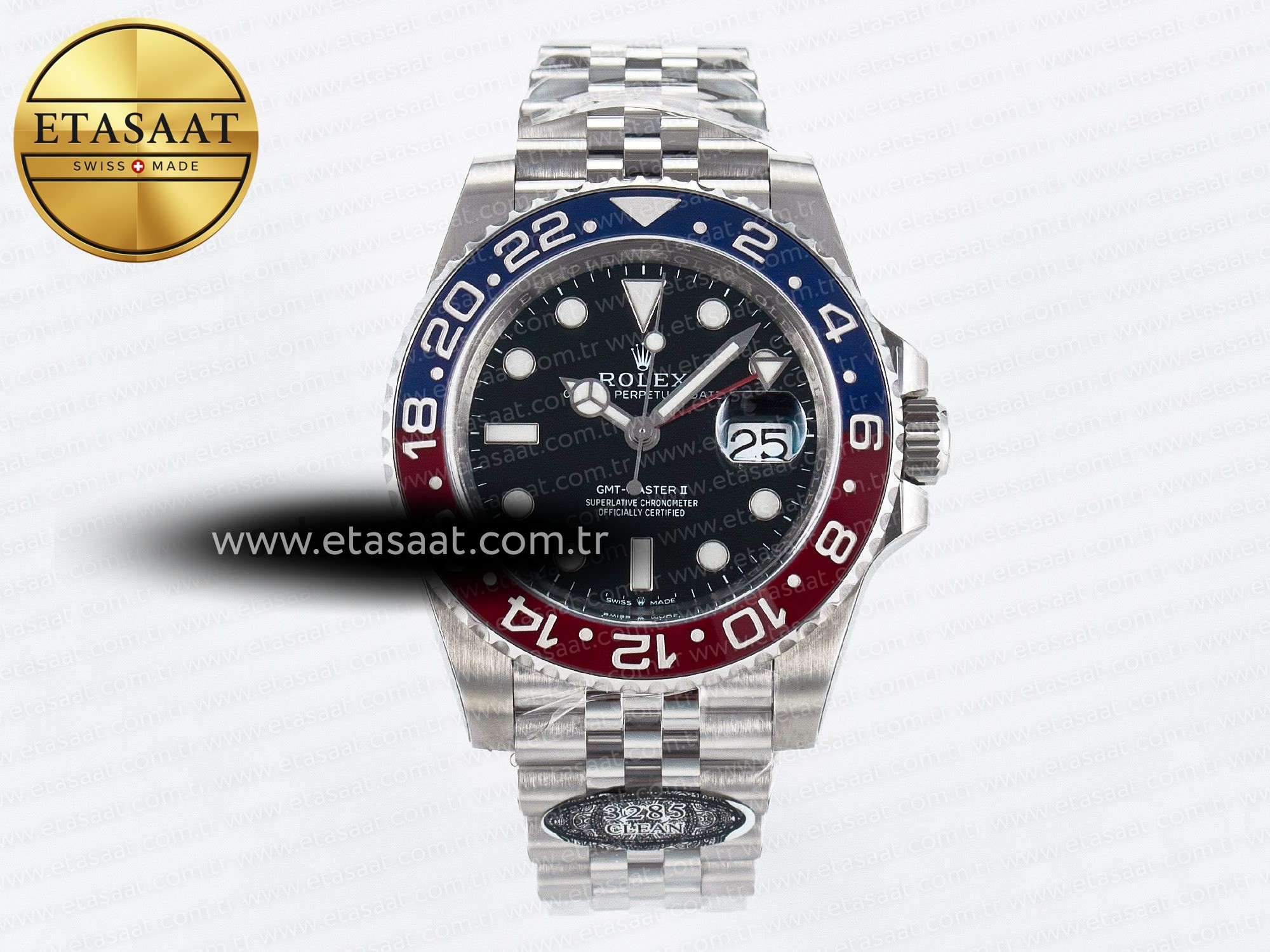 Rolex GMT-Master II 126710 BLRO Mavi/Kırmızı Seramik V4 Eta Saat - 1:1 Süper Klon Replika Saat Rolex GMT-Master II 126710 BLRO Mavi/Kırmızı Seramik V4 Eta Saat - 1:1 Süper Klon Replika Saat