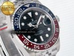 Rolex GMT-Master II 126710 BLRO Blue/Red Ceramic Clean Factory Best Edition on Jubilee Bracelet DD3285 CHS V2 - Görsel 5