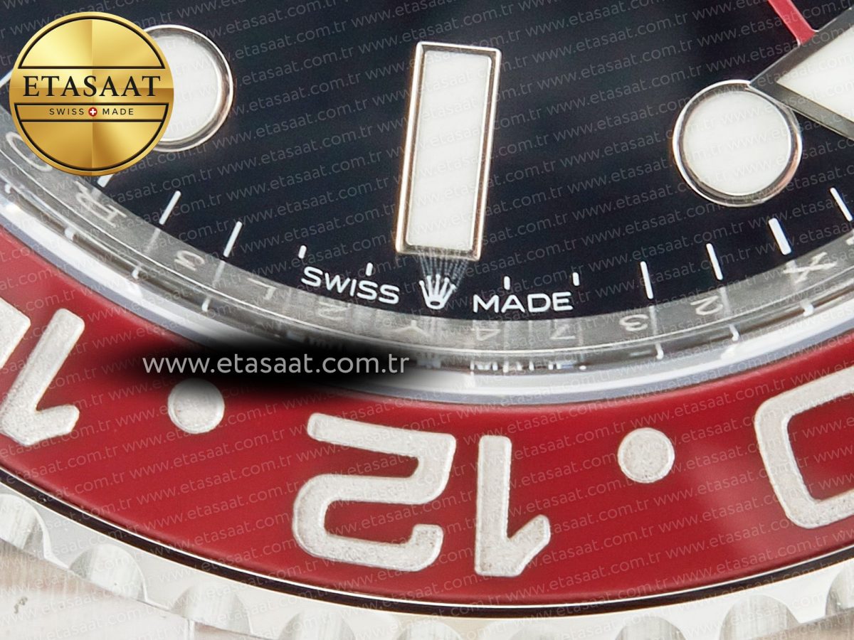 Rolex GMT-Master II 126710 BLRO Blue/Red Ceramic Clean Factory Best Edition on Oyster Bracelet DD3285 CHS V2 - Görsel 13