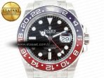 Rolex GMT-Master II 126710 BLRO Blue/Red Ceramic Clean Factory Best Edition on Oyster Bracelet DD3285 CHS V2 - Görsel 4