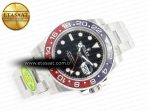 Rolex GMT-Master II 126710 BLRO Blue/Red Ceramic Clean Factory Best Edition on Oyster Bracelet DD3285 CHS V2 - Görsel 8