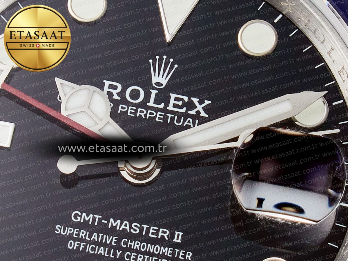 Rolex GMT-Master II 126710 BLRO Blue/Red Ceramic QF 1:1 Best Edition on Jubilee Bracelet VR3285 CHS - Görsel 11