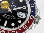 Rolex GMT-Master II 126710 BLRO Blue/Red Ceramic QF 1:1 Best Edition on Jubilee Bracelet VR3285 CHS - Görsel 12