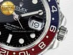 Rolex GMT-Master II 126710 BLRO Blue/Red Ceramic QF 1:1 Best Edition on Jubilee Bracelet VR3285 CHS - Görsel 12