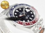 Rolex GMT-Master II 126710 BLRO Blue/Red Ceramic QF 1:1 Best Edition on Jubilee Bracelet VR3285 CHS - Görsel 7