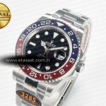 Rolex GMT-Master II 126710 BLRO Blue/Red Ceramic QF 1:1 Best Edition on Oyster Bracelet VR3285 CHS
