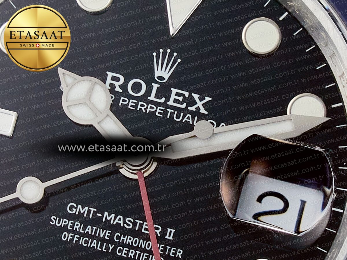 Rolex GMT-Master II 126710 BLRO Blue/Red Ceramic QF 1:1 Best Edition on Oyster Bracelet VR3285 CHS - Görsel 11