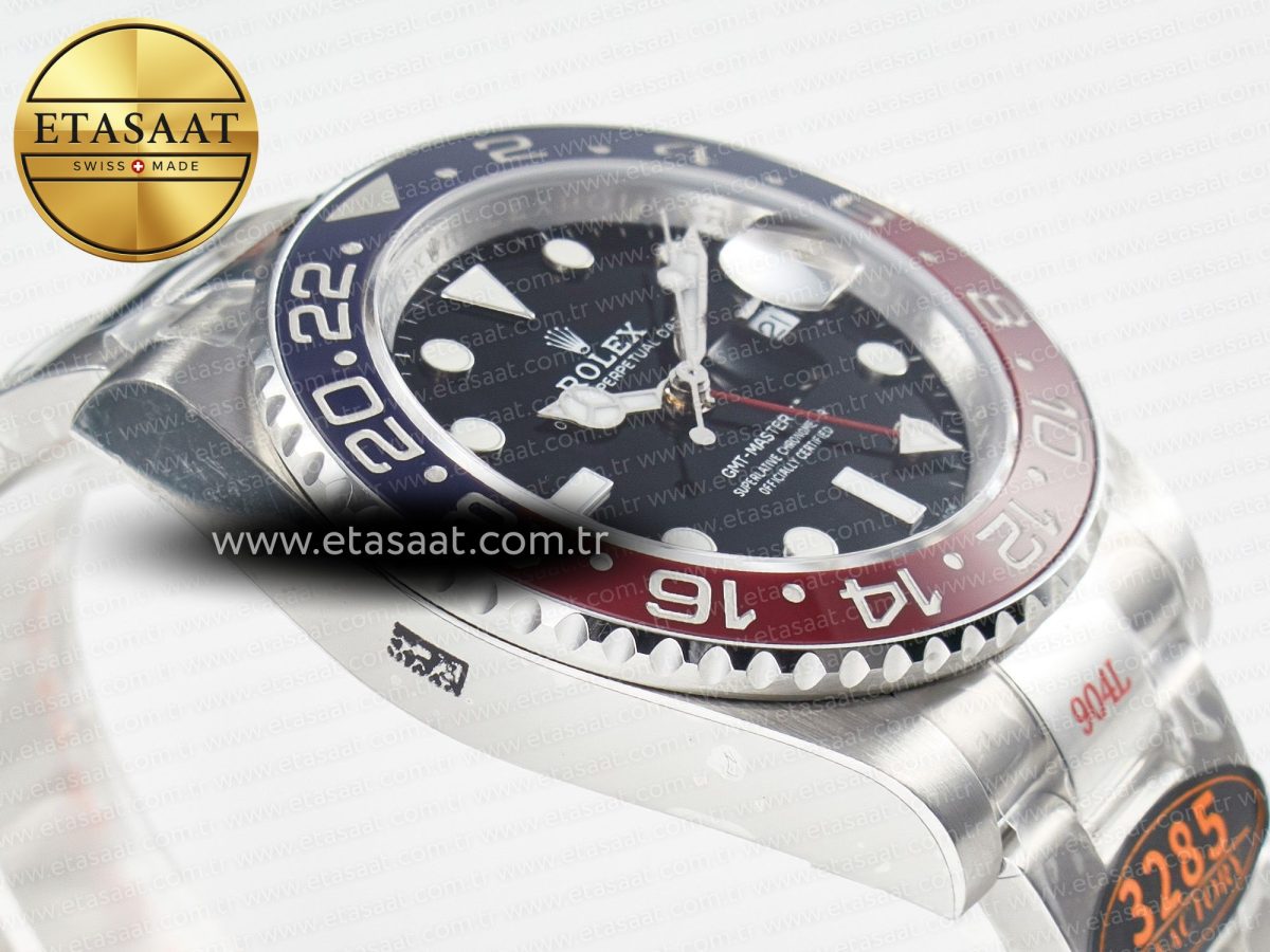 Rolex GMT-Master II 126710 BLRO Blue/Red Ceramic QF 1:1 Best Edition on Oyster Bracelet VR3285 CHS - Görsel 7