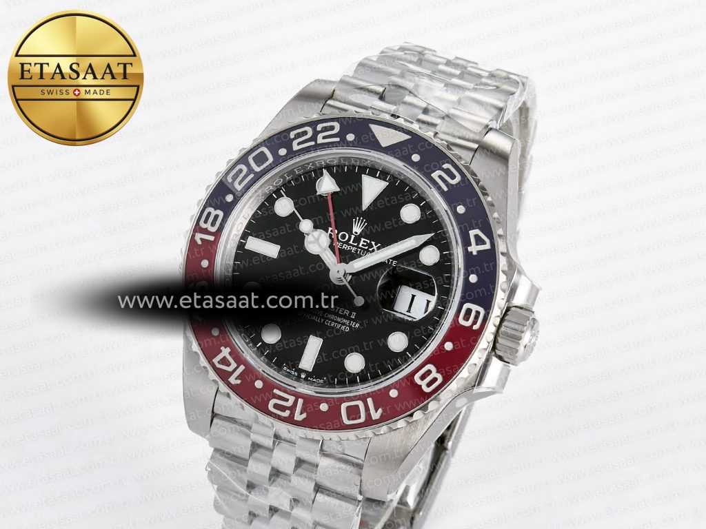 Rolex GMT-Master II 126710 BLRO V3 904L SS VSF 1:1 Best Edition Black Dial On Jubilee Bracelet DD3285 CHS eta saat