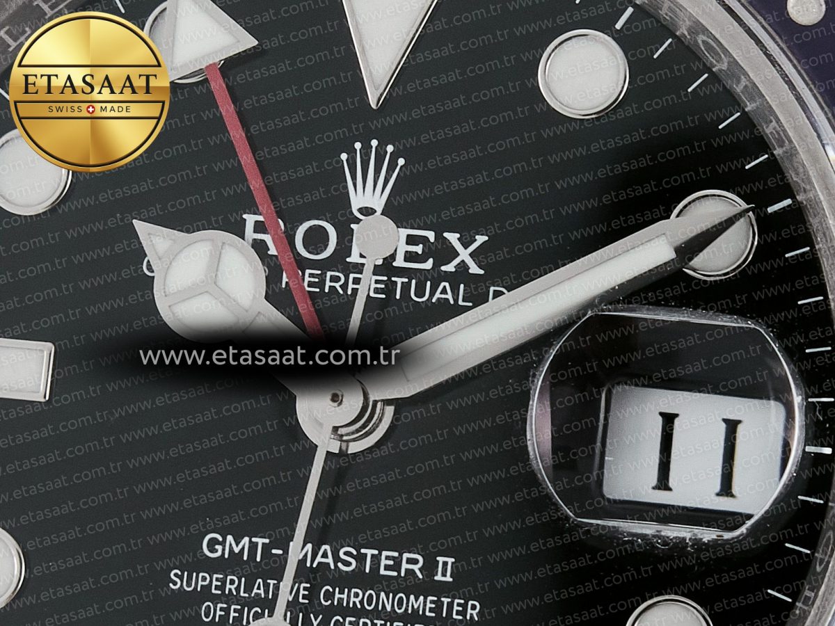 Rolex GMT-Master II 126710 BLRO V3 904L SS VSF 1:1 Best Edition Black Dial On Jubilee Bracelet DD3285 CHS - Görsel 10