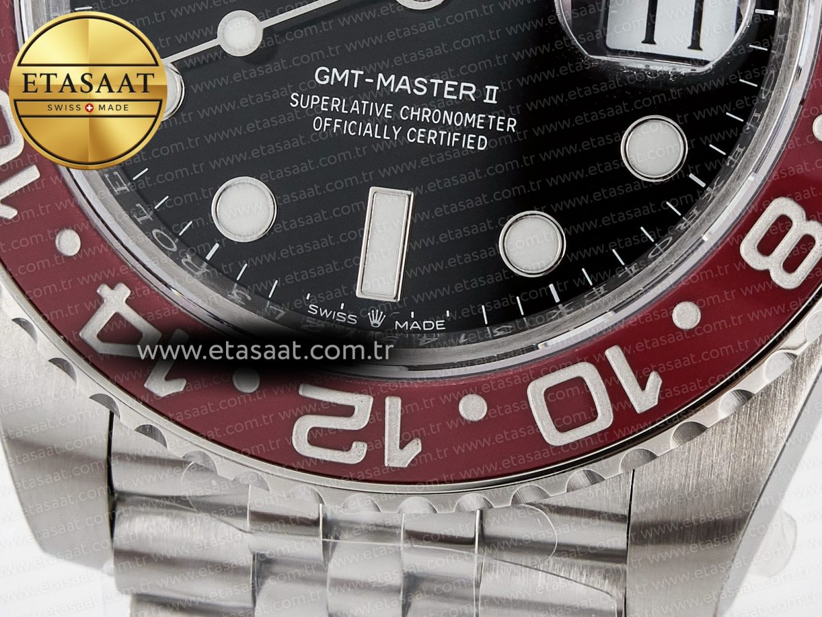 Rolex GMT-Master II 126710 BLRO V3 904L SS VSF 1:1 Best Edition Black Dial On Jubilee Bracelet DD3285 CHS - Görsel 12