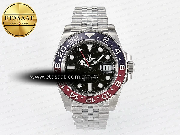 Rolex GMT-Master II 126710 BLRO VSF Siyah Kadran Eta Saat - 1:1 Süper KlReplika Saat