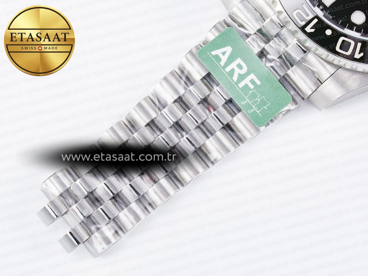 Rolex GMT-Master II 126710 GRNR Black/Gray Ceramic 904L Steel ARF 1:1 Best Edition on Jubilee Strap SH3285 - Görsel 21