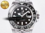 Rolex GMT-Master II 126710 GRNR Black/Gray Ceramic 904L Steel ARF 1:1 Best Edition on Jubilee Strap SH3285 - Görsel 4