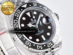 Rolex GMT-Master II 126710 GRNR Black/Gray Ceramic 904L Steel ARF 1:1 Best Edition on Jubilee Strap SH3285 - Görsel 5