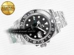 Rolex GMT-Master II 126710 GRNR Black/Gray Ceramic 904L Steel ARF 1:1 Best Edition on Jubilee Strap SH3285 - Görsel 8