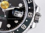 Rolex GMT-Master II 126710 GRNR Black/Gray Ceramic 904L Steel ARF 1:1 Best Edition on Oyster Strap SH3285 - Görsel 12