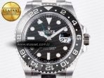 Rolex GMT-Master II 126710 GRNR Black/Gray Ceramic 904L Steel ARF 1:1 Best Edition on Oyster Strap SH3285 - Görsel 4