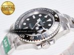Rolex GMT-Master II 126710 GRNR Black/Gray Ceramic 904L Steel ARF 1:1 Best Edition on Oyster Strap SH3285 - Görsel 6
