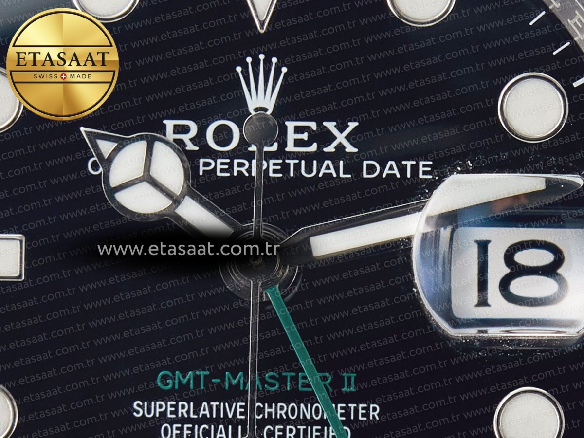 Rolex GMT-Master II 126710 GRNR Black/Gray Ceramic 904L Steel Clean 1:1 Best Edition on Jubilee Strap DD3285 - Görsel 11