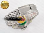 Rolex GMT-Master II 126710 GRNR Black/Gray Ceramic 904L Steel Clean 1:1 Best Edition on Jubilee Strap DD3285 - Görsel 16