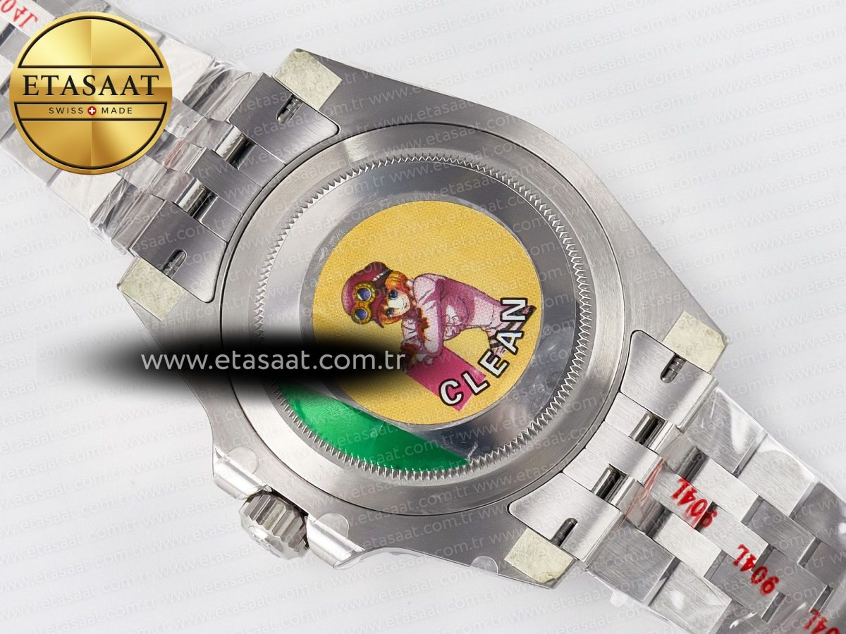 Rolex GMT-Master II 126710 GRNR Black/Gray Ceramic 904L Steel Clean 1:1 Best Edition on Jubilee Strap DD3285 - Görsel 17